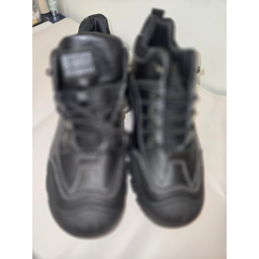 NEW no Box, Men's Black Ankle Boots Lace Up Lug Sole Casual Shoes